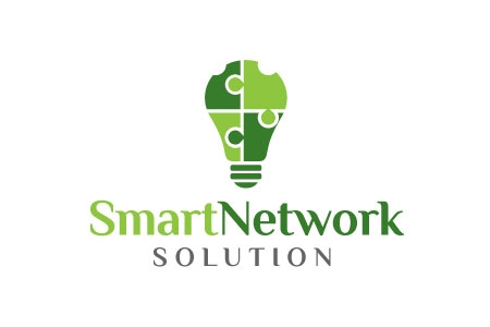 Smart Network Solution Logo Design