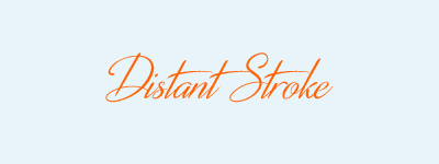 distant-stroke-font