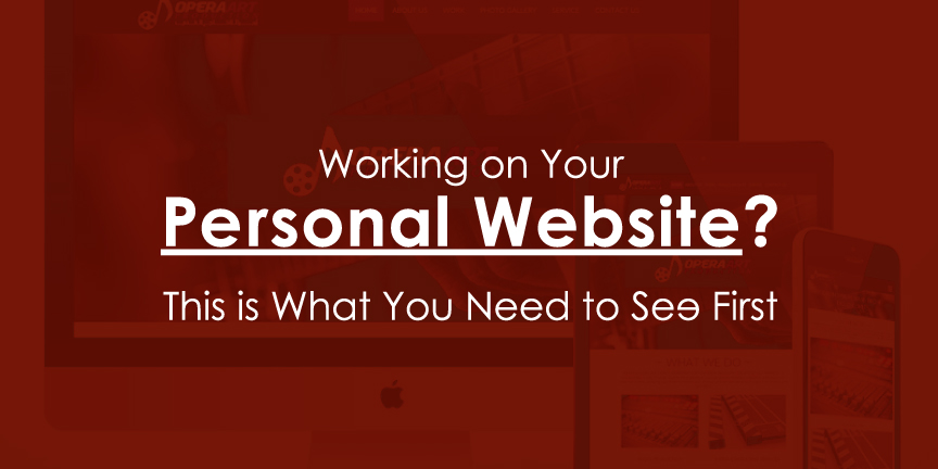 personal website guidelines