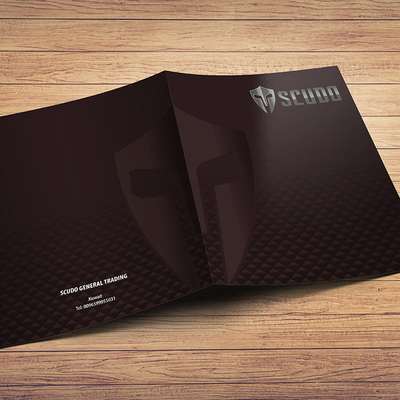 Scudo - Presentation Folder Design