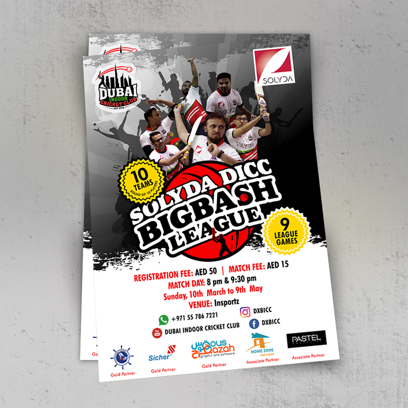 SOLYDA DICC Big Bash - Flyer Design