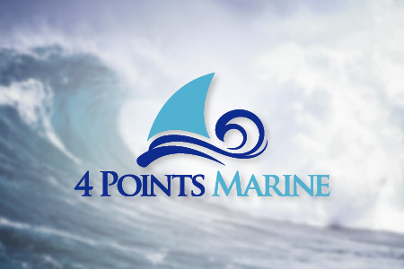 4 Points Marine Logo Design