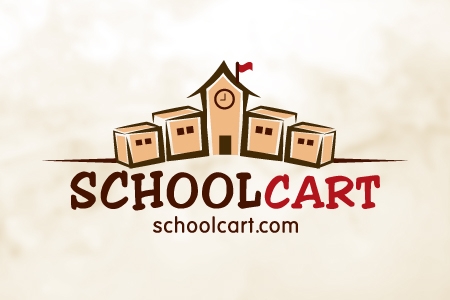 School Cart Logo Design