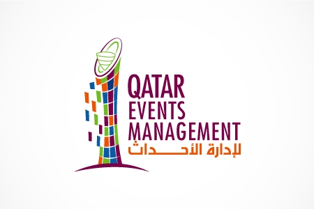 Qatar Events Management Logo Design