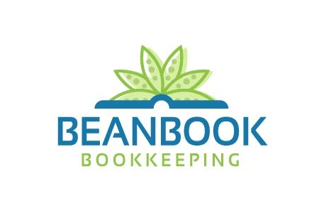 Bean Book Bookkeeping Logo Design