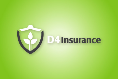 D4 Insurance Logo Design