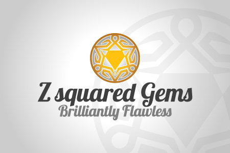 Z Squared Gems Logo Design