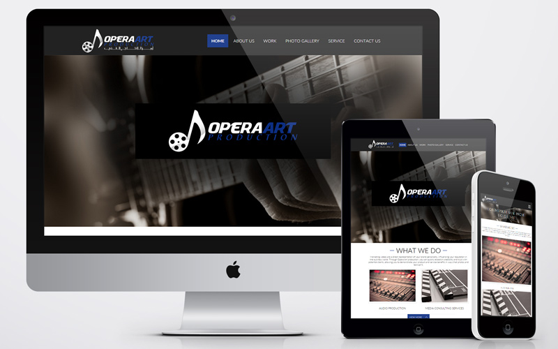 Opera Art - Website Design