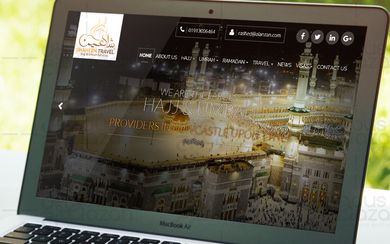 Shaheen Travels - Website Design