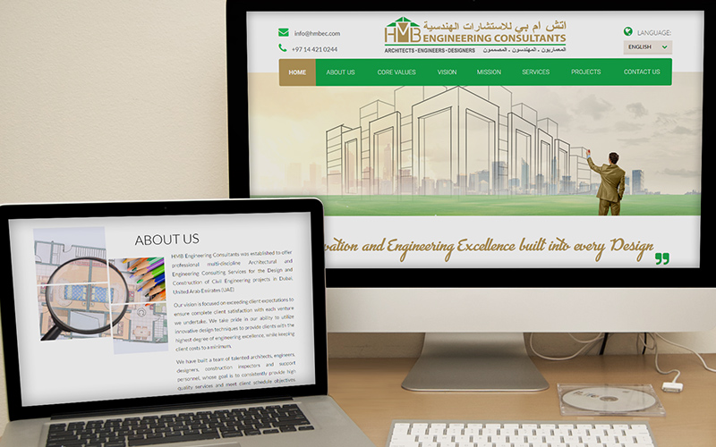 HMB Engineering - Website Design