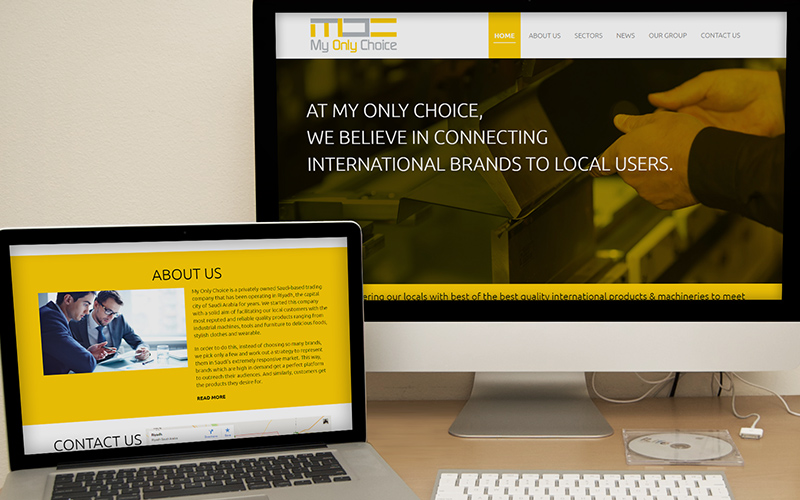 My Only Choice - Website Design