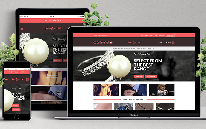 Jewel Art - Website Design