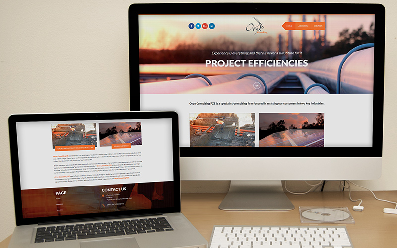 Oryx Consulting - Website Design